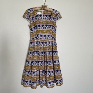 Corey Lynn Calter cotton playful multicolor summer dress Sz 2